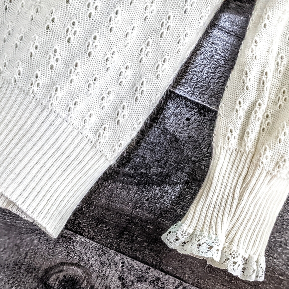 ♻️ SOLD Romantic Dainty Farmhouse Cottagecore Top - Picture 9 of 16